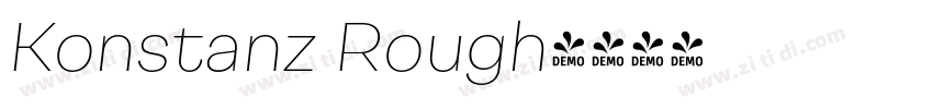 Konstanz Rough字体转换